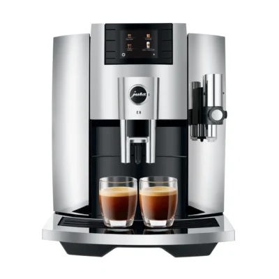 Jura E8 Chrome Automatic Coffee Machine – Open Box