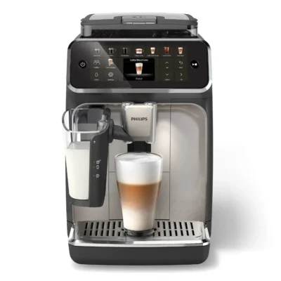 Philips 5500 LatteGo SilentBrew Espresso Machine Black Chrome
